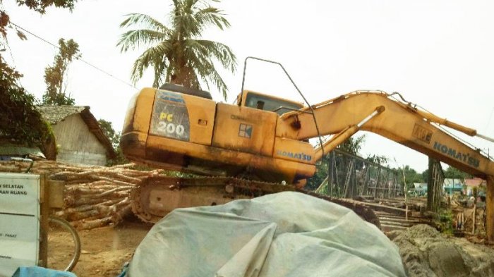 Dibangun Pakai Dana APBD Kalsel, Jembatan Pagat Ditargetkan Selesai 2018