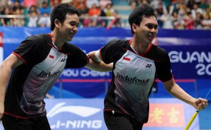 Ahsan/Hendra Selangkah Lagi Juara di Denmark