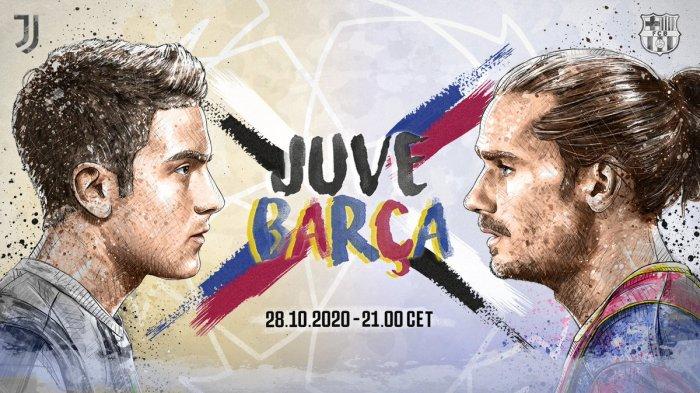 Line Up & Link Live Streaming Juventus vs Barcelona Liga Champions Siaran Langsung SCTV, Messi Main