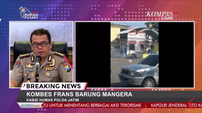 Lagi Bom Kelima di Polrestabes Surabaya dari Minibus Hitam?, Anggota Polisi Dipastikan Jadi Korban