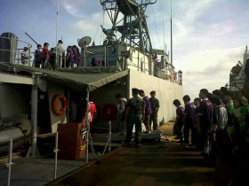 Dua Kapal Perang Diresmikan di Pelabuhan Trisakti