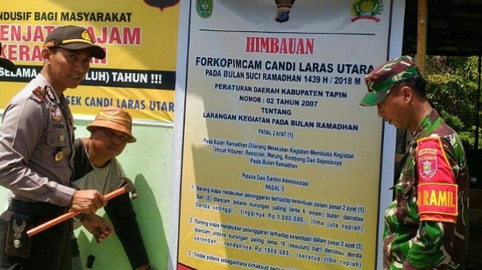 Tegakkan Perda Ramadan Polsek CLU Larang Warung Karaoke Operasi Sebulan, Ini Reaksi Pemilik