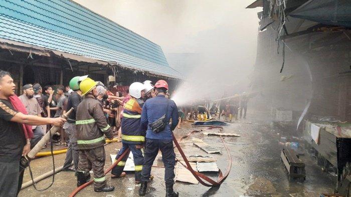 Penjelasan Polisi atas Kebakaran di Pasar Taibah Kota Martapura Kalsel