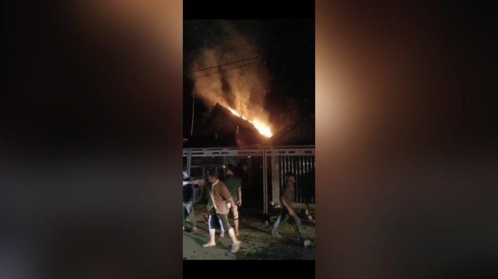 Kebakaran di Kalsel, Satu Rumah di Desa Sungai Raya Simpangempat Banjar Hangus
