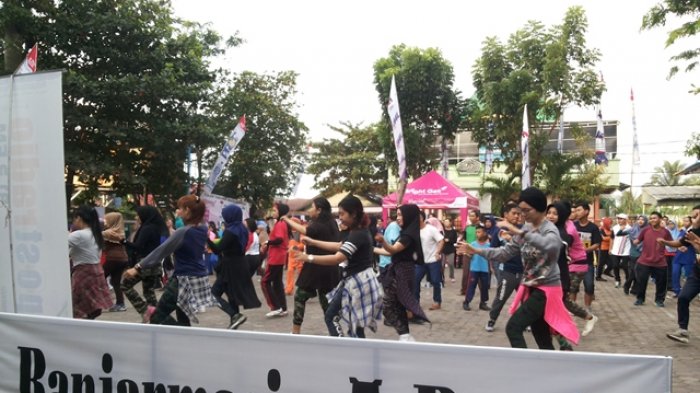 Serunya Senam Banjar di Banjarmasin Timur