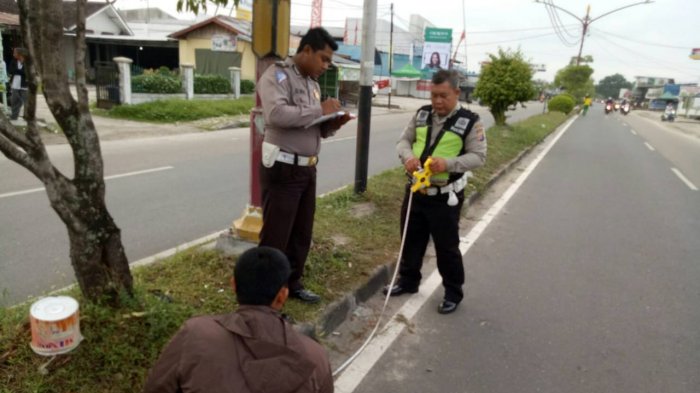 Diduga Mabuk, Pria Tewas Setelah Motornya Menabrak Tiang Listrik