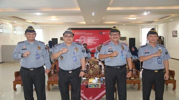 Kepala Kanwil Kemenkumham Kalsel Laksanakan Pengukuhan dan Penyematan Pin UPP