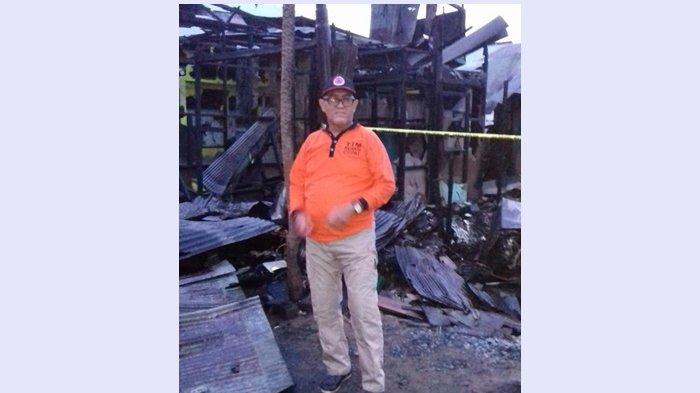 Dua Rumah Terbakar di Pekapuran B Laut Banjarmasin
