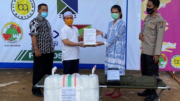 Ketua DPRD Bantu Rumah Isolasi di Salam Babaris, Tertinggi Covid-19 di Tapin