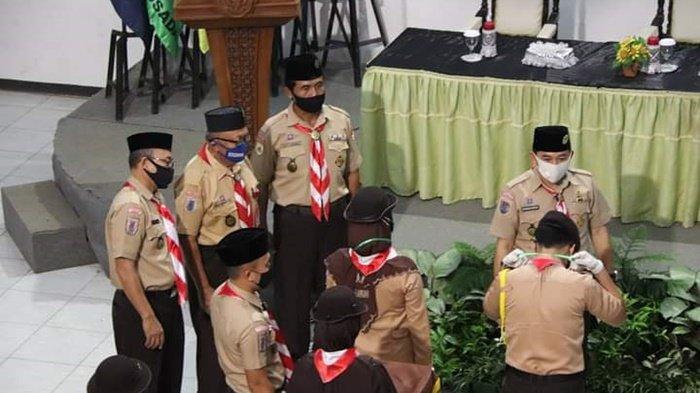 Tak Bisa Laksanakan Perkemahan, Kwarcab Pramuka Kabupaten HSS Gelar Latihan Gabungan