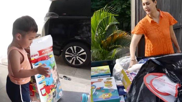 Warisi Tabiat Baim Wong, Aksi Kiano Sumbang Mainan ke Korban Semeru Picu Reaksi Paula Verhoeven