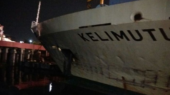 KM Kelimutu Berpenumpang 511 Orang Bertabrakan dengan KM Maju di Perairan Samuda, Ini Akibatnya