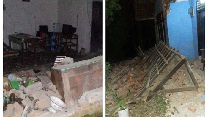 Tragis, Korban Gempa Bumi Menjadi Dua Orang, Kedua Korban Tertimpa Reruntuhan Rumah Saat Terlelap