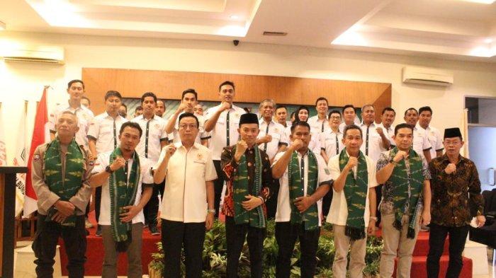 Sekda H Ambo Sakka Hadiri Pelantikan Pengurus KONI Tanbu Periode 2023-2027