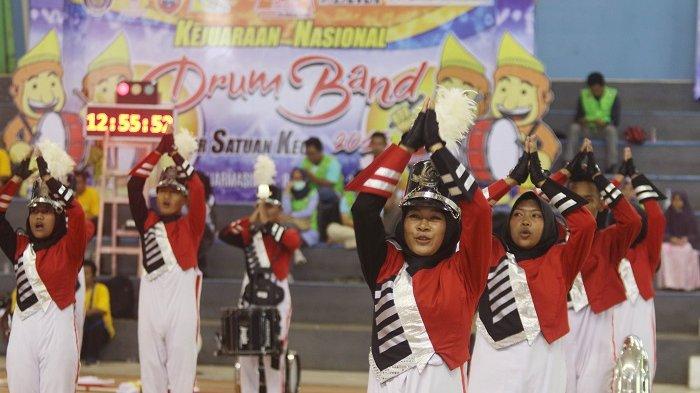 Kejurnas Drum Band Senior Satuan Kecil 2018 di Kalsel, Ini Daerah yang Menjadi Juaranya