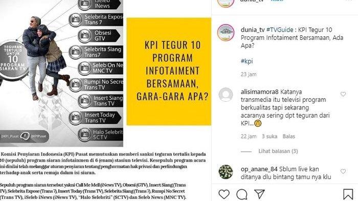 Tayangkan Dewi Perssik Bongkar Aib Suami Saat Dihipnotis Denny Darko, 10 Acara TV Ditegur KPI