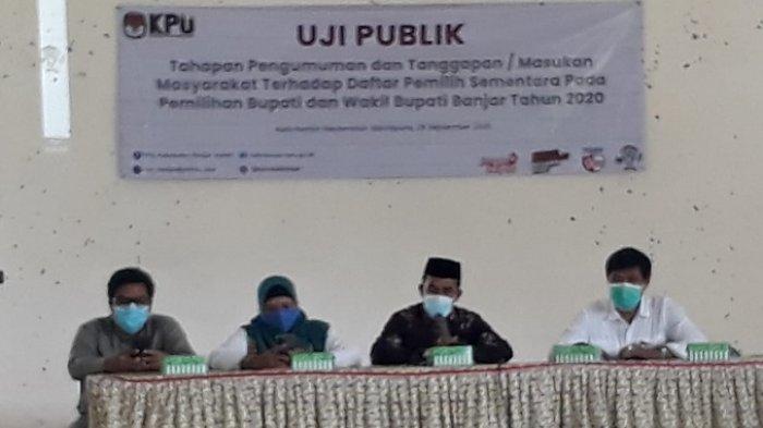 Uji Publik Daftar Pemilih Sementara Pilkada Banjar 2020, Data Ganda Dominan