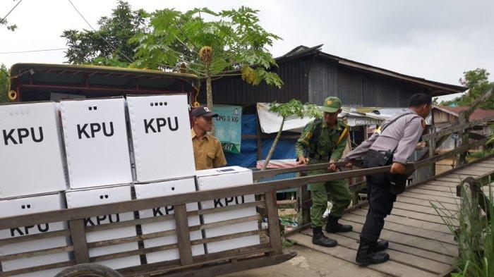 Gudang Logistik Siap, Bilik Suara Pemilu 2024 Tiba di Kalimantan Sekatan Dua Pekan Lagi