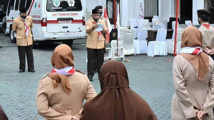 Peringatan Hari Pramuka ke-59, Kwarda Gerakan Pramuka Kalsel Gelar Aksi Donor Darah