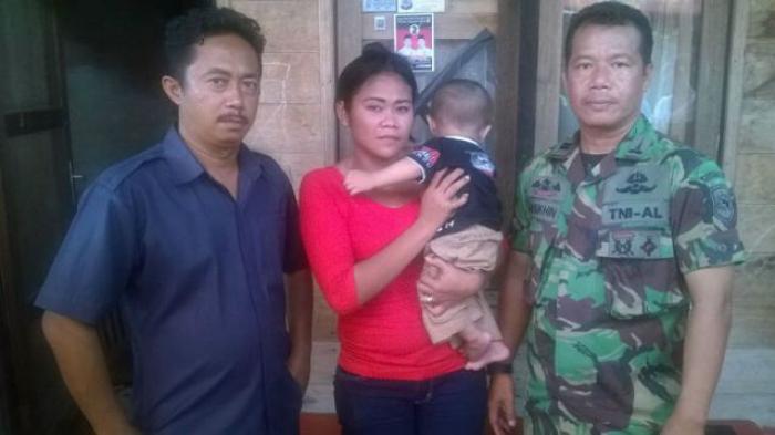 Lanal Banjarmasin Datangi Istri Korban Abu Sayyaf di Kelayan Selatan