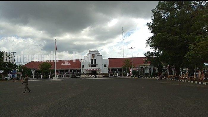 Pengunjung di Lapangan Murjani Dipantau Satpol PP Banjarbaru