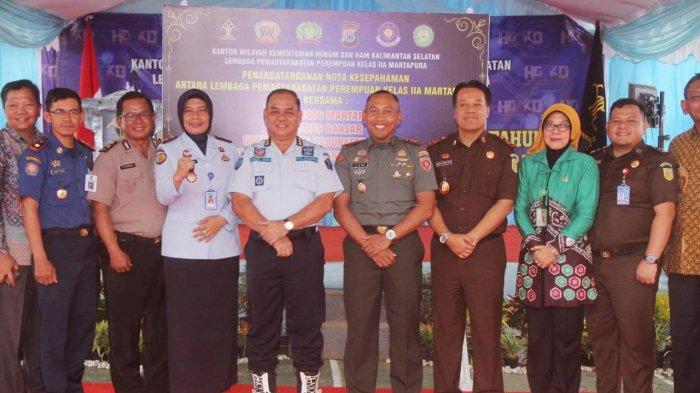 Lapas Perempuan MoU Bersama 4 Instansi di Momen Tasyakuran HDKD, Dandim Martapura Sepakati ini