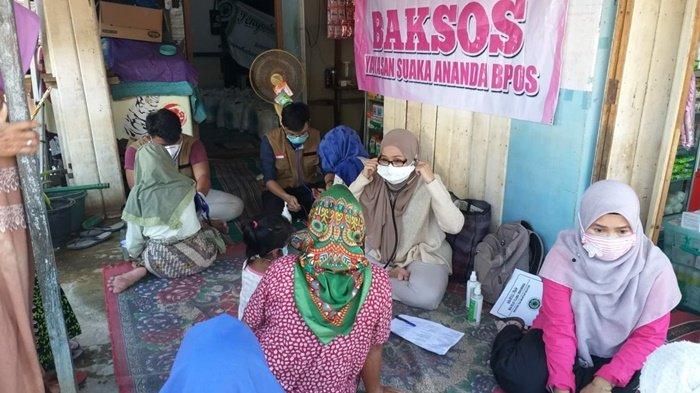 Gelar Bakti Sosial, Yayasan Suaka Ananda Bpos Berikan Layanan Kesehatan Gratis