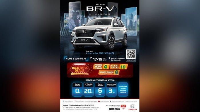 All New Honda BR-V Dipamerkan di Duta Mall Banjarmasin, Buruan Dapatkan Harga Promo