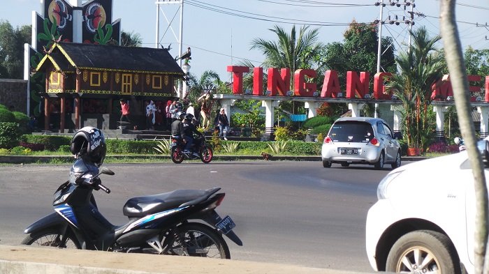 Bundaran Besar Kapuas Ramai Jadi Tempat Persinggahan
