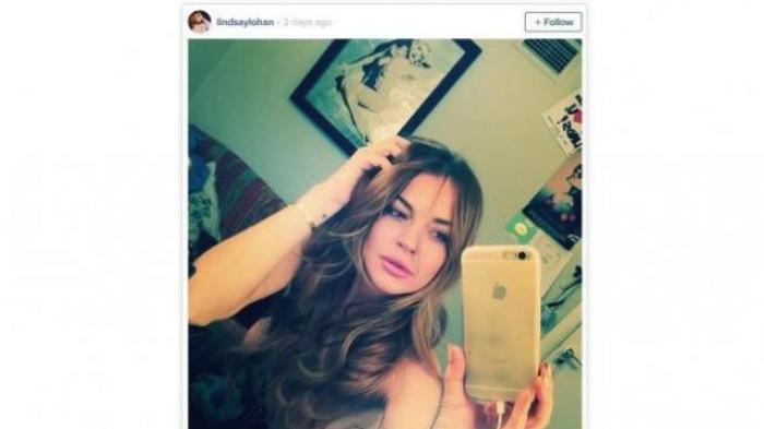 Bikin Onar, Lindsay Lohan Lepas Baju di Pesta Pernikahan