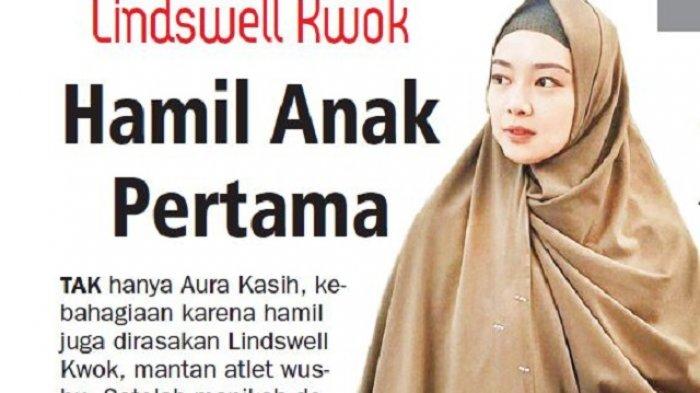Lindswell Kwok Berbagi Kebahagian Hamil Anak Pertama
