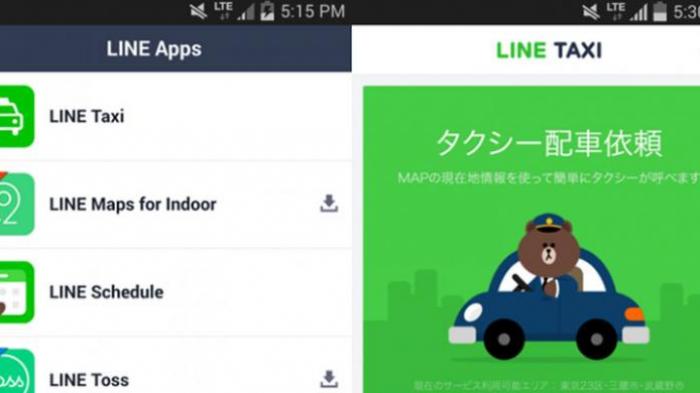 Line Bisa Dipakai untuk Pesan Taksi