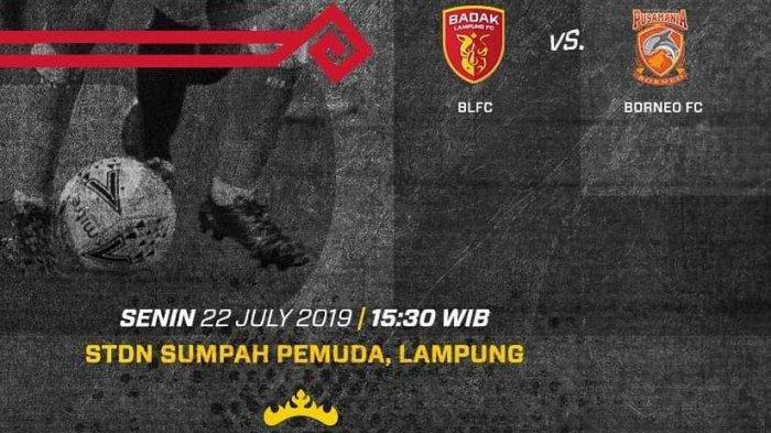 Link Live Streaming Perseru Badak Lampung FC vs Borneo FC Liga 1 2019, Siaran Langsung di O Channel