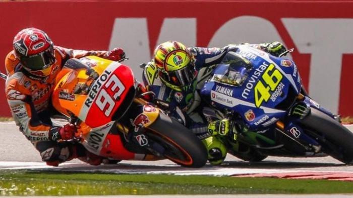 Hasil MotoGP 2019, Valentino Rossi Tercecer ke Posisi 4, Marc Marquez Posisi Ini di Sesi Warm Up