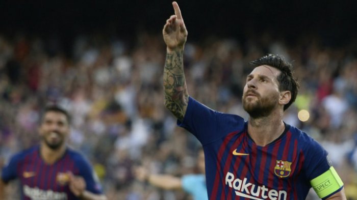 Levante Vs Barcelona - Gol dan Asssist Lionel Messi, Bawa Barcelona Unggul 2 Gol di Babak Pertama