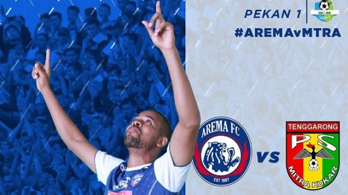 LIVE STREAMING Arema FC Vs Mitra Kukar 24 Maret 2018 - Ini Link Live Streaming Indosiar Vidio.com