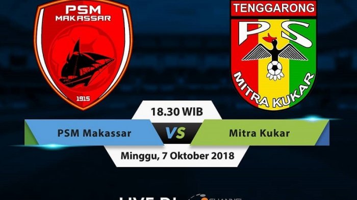 Hasil Mitra Kukar vs PSM Makassar di Liga 1 2018 - Skor 1-3 di Babak Pertama