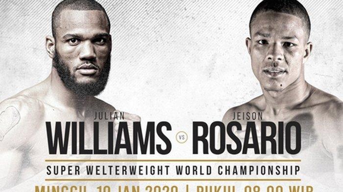 LINK Mola TV! Live Streaming Tinju Dunia Julian Williams vs Jeison Rosario Jam 9 WIB via TV Online