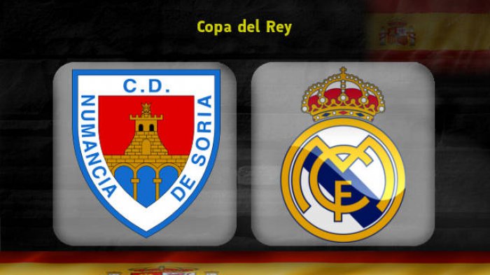 LIVE STREAMING Numancia Vs Real Madrid Copa Del Rey Jam 03.00 WIB - Hadiah untuk Los Sorianos