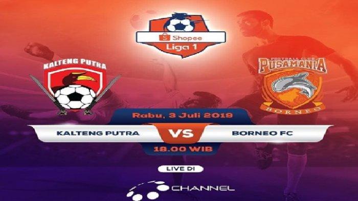Hasil Akhir Kalteng Putra vs Borneo FC di Liga 1 2019, Skor Akhir 0-1, Dapat Gol Penalti