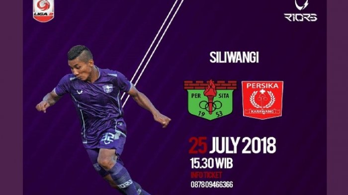 Jadwal & Link Live Streaming Persita Tangerang vs Persika Karawang Liga 2 2018 di Youtube Liga1Match