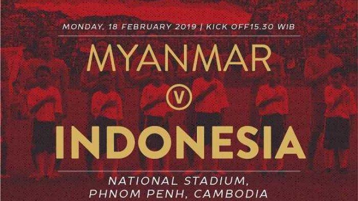 Hasil Timnas U-22 Indonesia vs Myanmar di Grup B Piala AFF U-22 : Skor Sementara 1-1