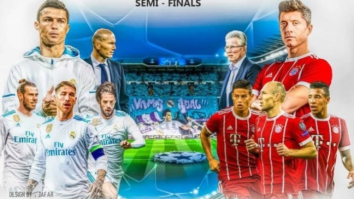 LIVE STREAMING Real Madrid vs Bayern Munchen Semifinal Liga Champion - Link Live Streaming SCTV