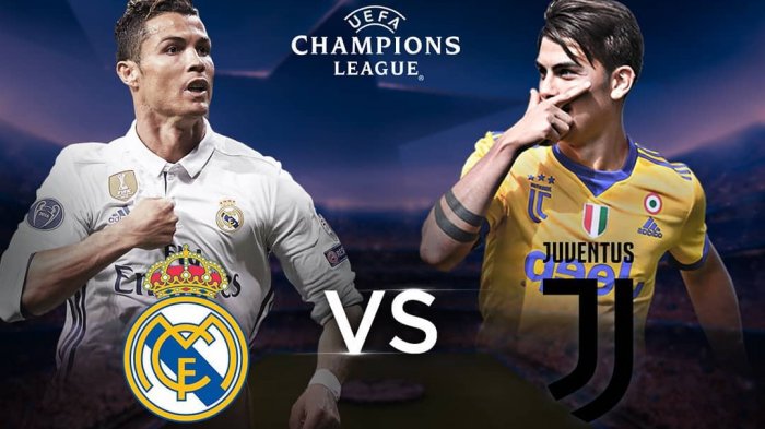 Live SCTV! LIVE STREAMING Real Madrid vs Juventus Liga Champion via Streaming SCTV Vidio.com