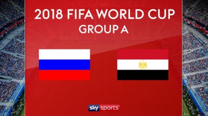 Jadwal Siaran Langsung (Live) Trans TV Rusia vs Mesir di Grup A Piala Dunia 2018 Malam Ini