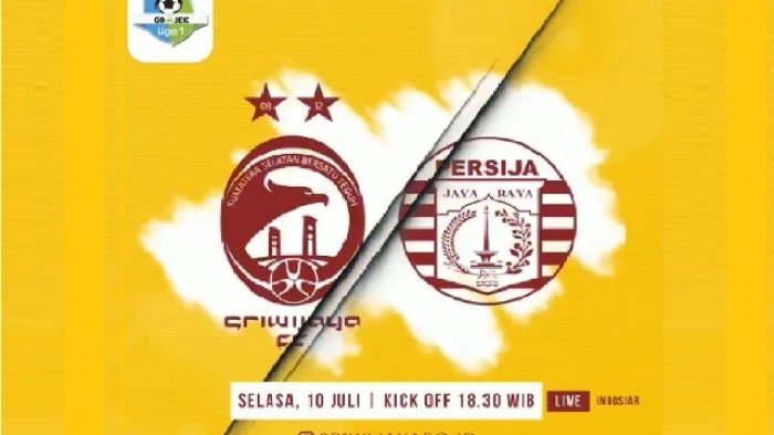 Live Indosiar! Link Live Streaming Liga 1 2018 - Sriwijaya FC vs Persija di Indosiar Malam Ini