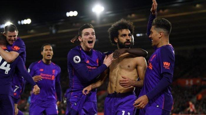 Klasemen Liga Inggris, Liverpool kembali ke Puncak Usai Sikat Southampon denga Skor 3-1