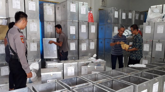 Besok, Logistik Pilkada Tapin Didistribusian ke Seluruh Kecamatan