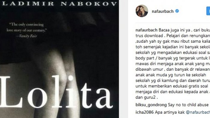 Nafa Urbach Geram Disebut Begini oleh Warganet Terkait Kasus Teror Pedofilia Anaknya