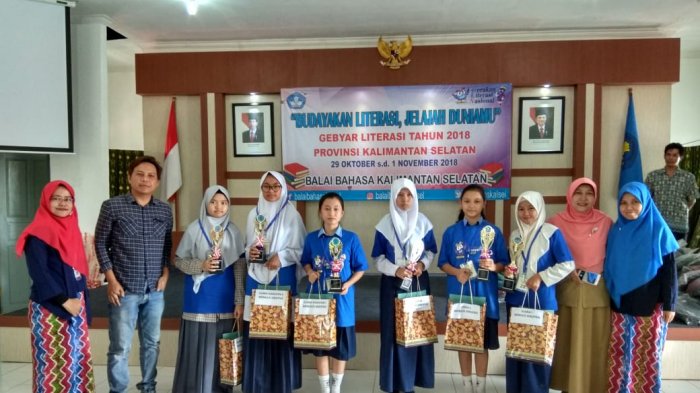 Ini para Juara Apresiasi dan Menulis Cerpen Gebyar Literasi